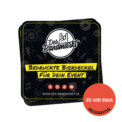 Bierdeckel beidseitig bedruckt