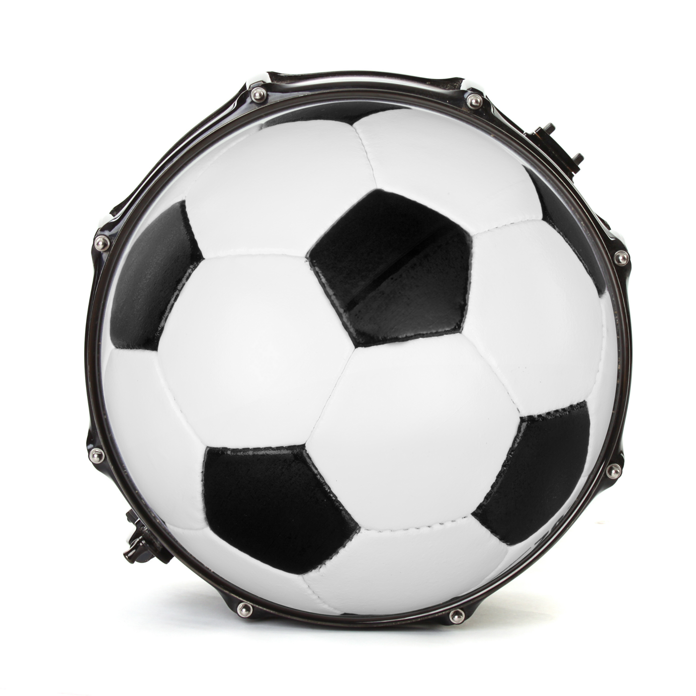 Bassdrumfell-Aufkleber mit Soccer-Design